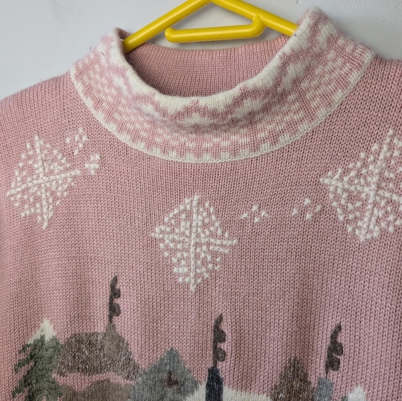 RENÉ DERHY Vintage Women Sweater Size Small Shoulder Pads In GREAT Condition - Picture 2 of 10